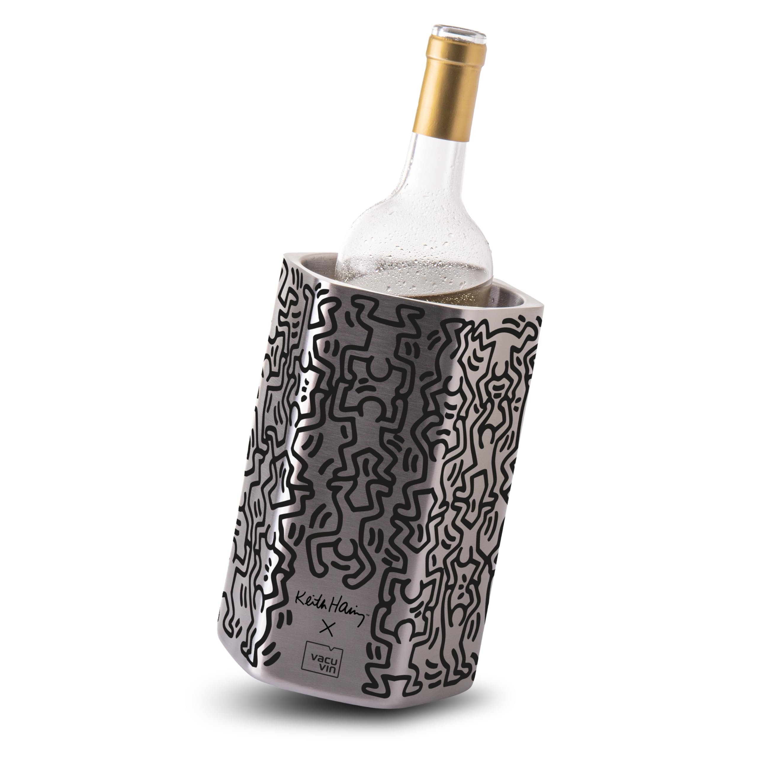Amazon.com: Vacu Vin Wine Cooler Hive – Keith Haring Stainless