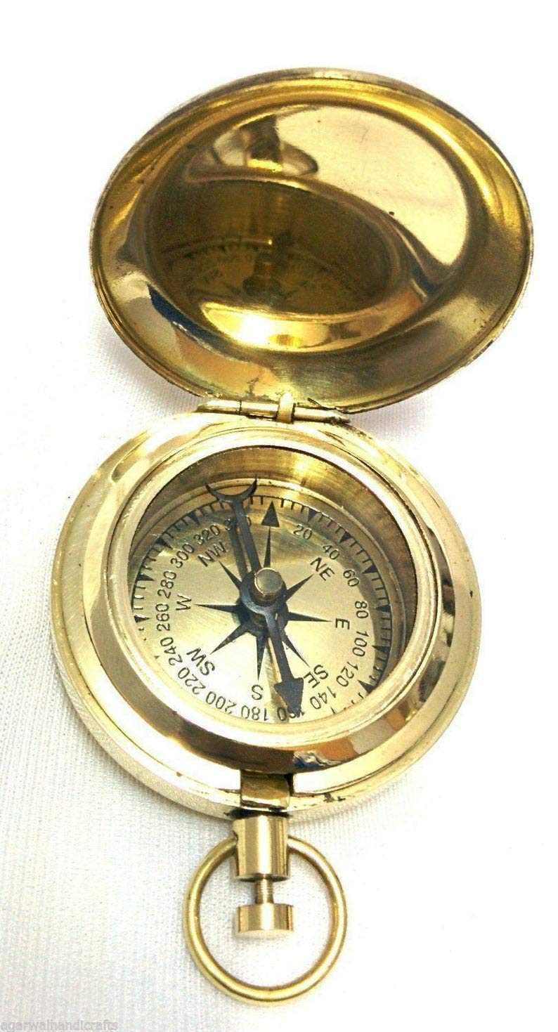Buy Designing Hub Nautical 2 Inch Push Button Solid Brass Pocket