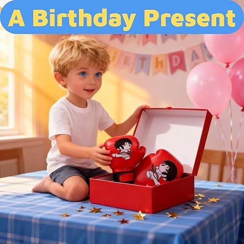 Miniatura 7 de Guantes de boxeo para niños, guantes de boxeo para niños, guantes de boxeo para niños de 3 a 8 años, guantes de boxeo rosa