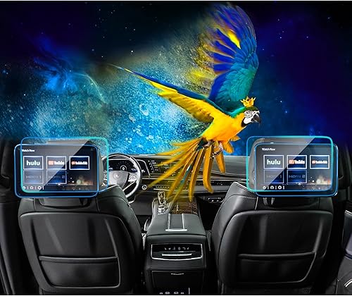 Protector de pantalla de vidrio templado para Chevy Tahoe Suburban y GMC Yukon Dual de 12.6 pulgadas para asiento trasero 2021-2024, protector de