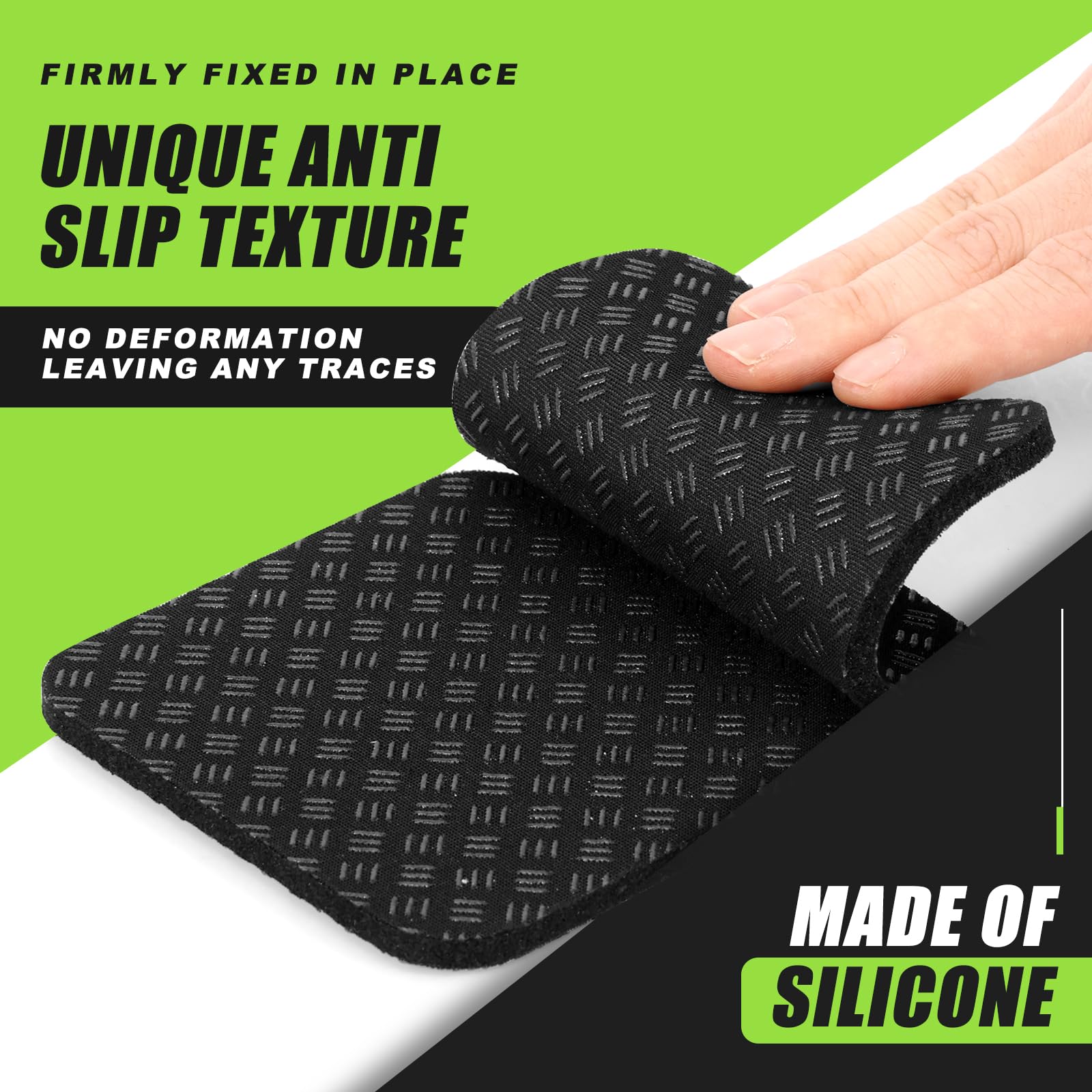 6PCS Treadmill Mat Pads,4x4x0.2inch Non-Slip Exercise Equipment For Floor Protection Treadmill Bike