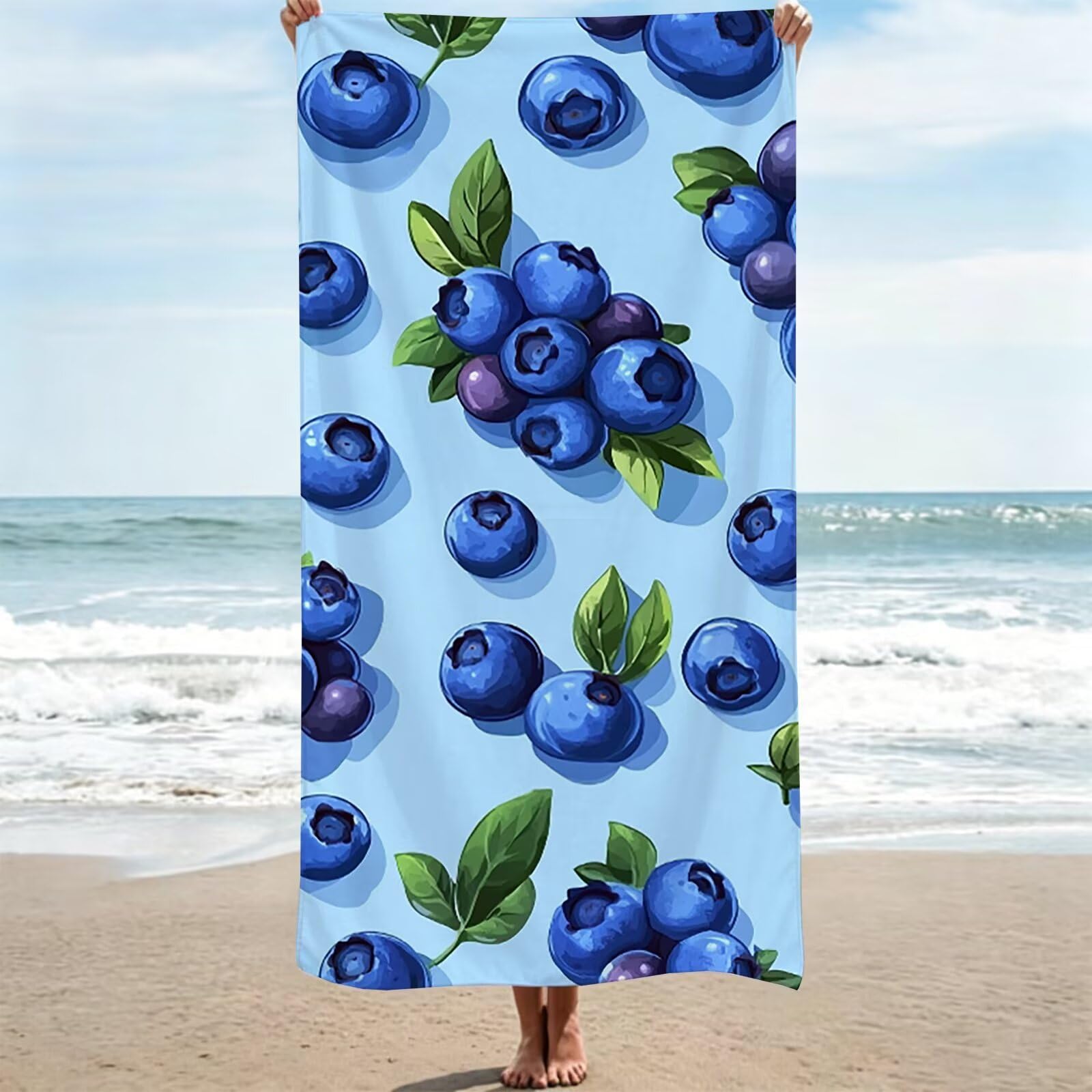 Drap de plage séchage rapide et anti-sable serviette piscine