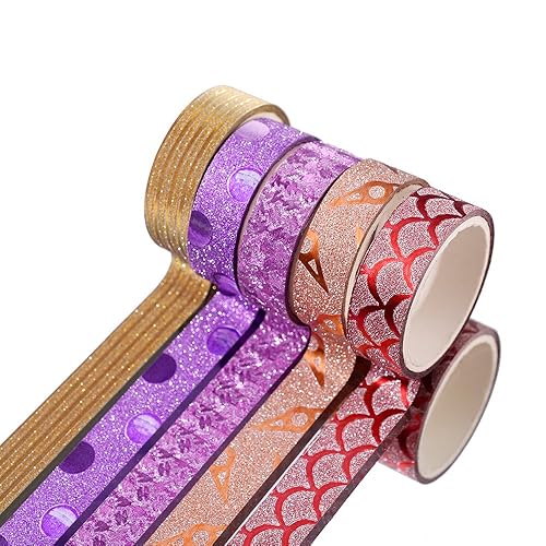 Miniatura 5 de Juego de cintas de enmascarar de 30 rollos Washi, colección de cintas para manualidades decorativas, para envoltorio de regalos "hágalo usted