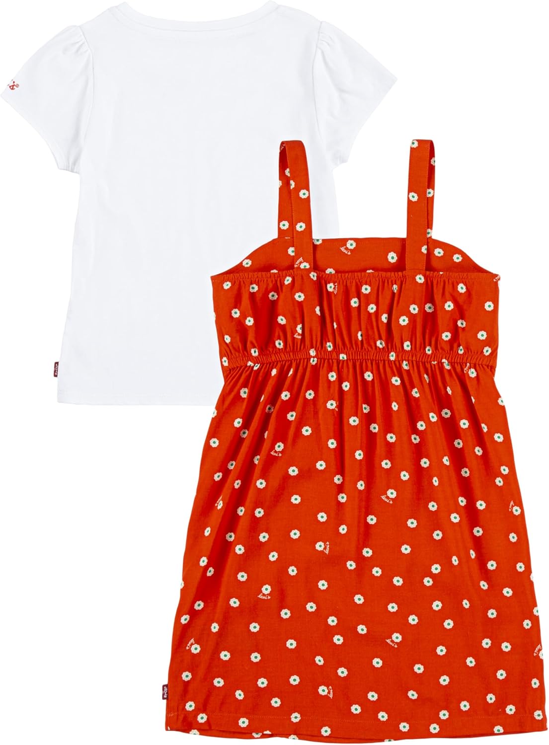 Levi's girls Girls' T-shirt and Dress 2-piece Outfit Set - Image 2