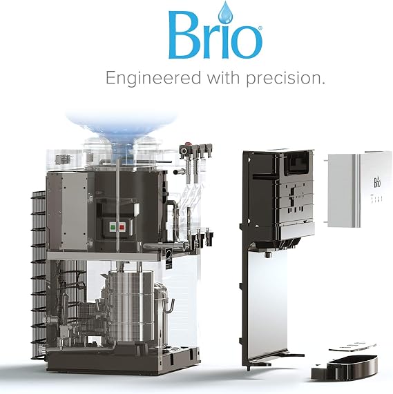 Brio Limited Edition Top Loading Countertop Water Cooler Dispenser with Hot Cold and Room Temperature Water. UL/Energy Star Approved