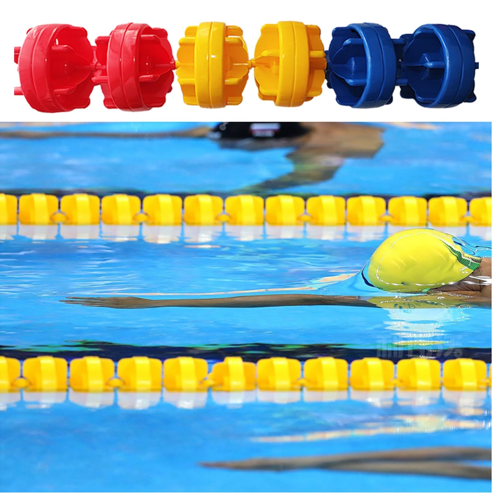 Kit de corde et de flotteurs pré-assemblé pour une protection accrue de la piscine