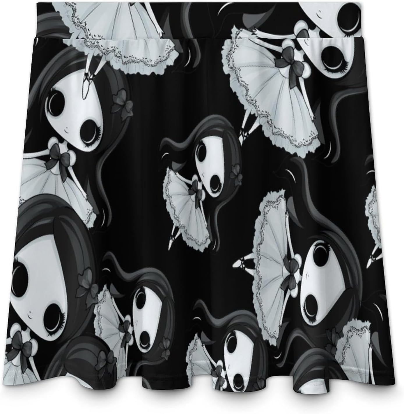 Ghost Ballet Halloween Dance Women Tennis Skirt Print Golf Skirts Mini Casual Workout Skorts