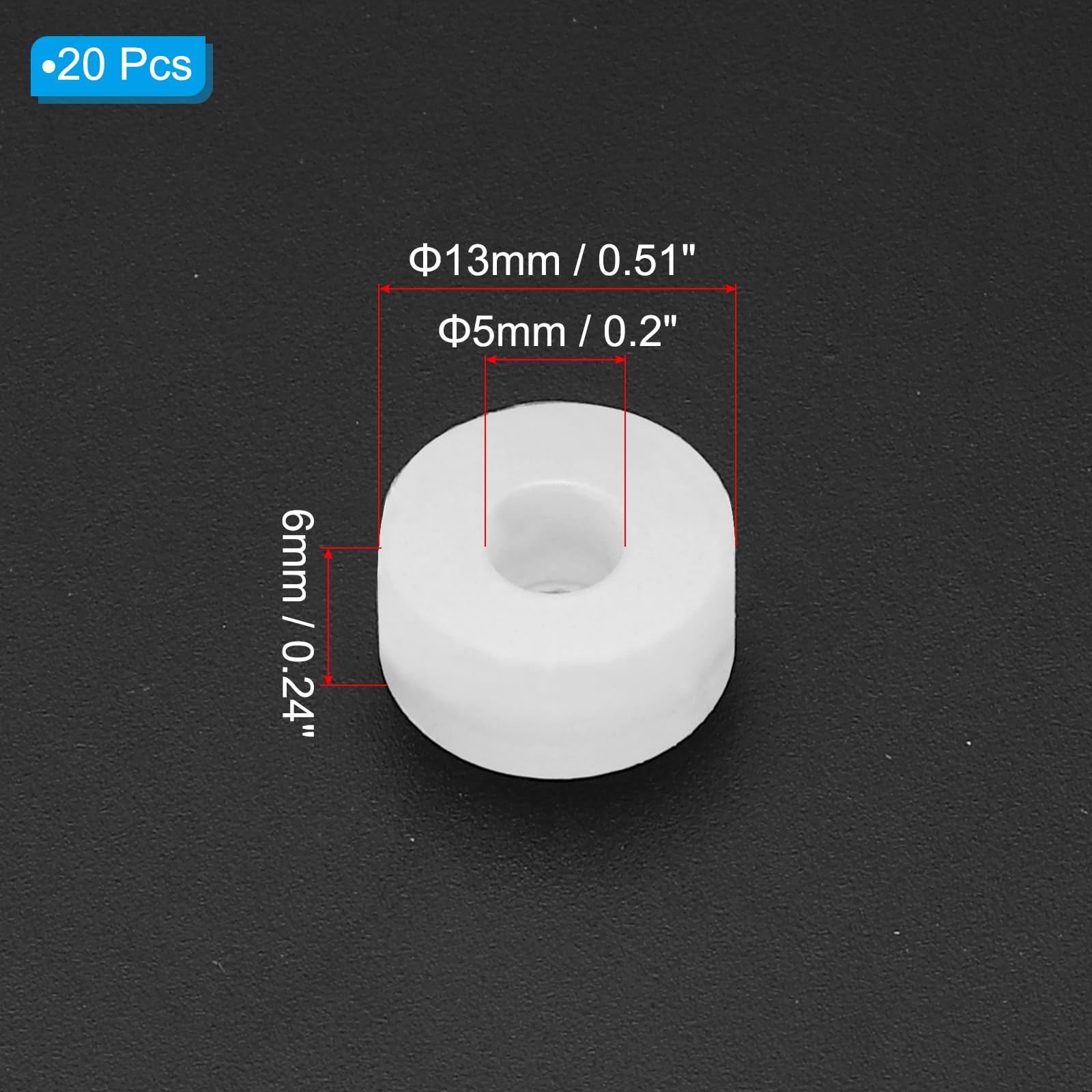 PATIKIL Silicone Rubber Flat Washer - Image 2