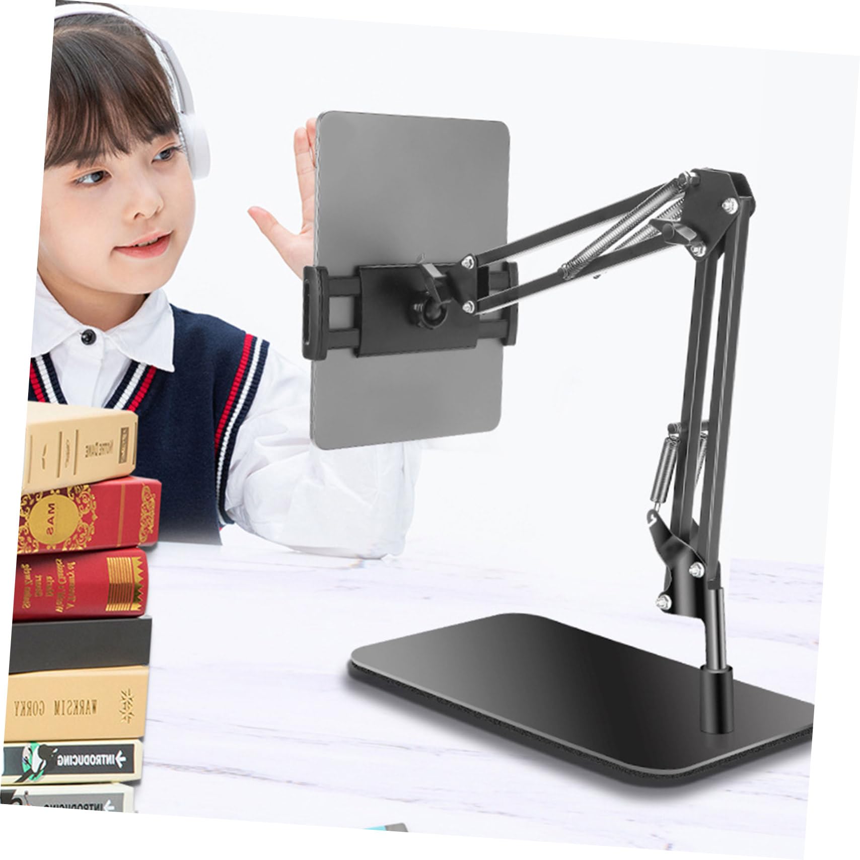 Operitacx Soporte Telescópico para Teléfono Móvil Soporte de Escritorio para Tableta para Uso Oficina o Hogar