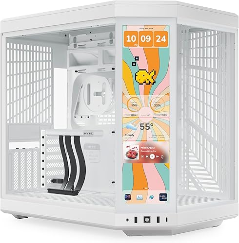 HYTE Y70 Touch Infinite Dual Chamber ATX Mid Tower Modernes ästhetisches Gehäuse