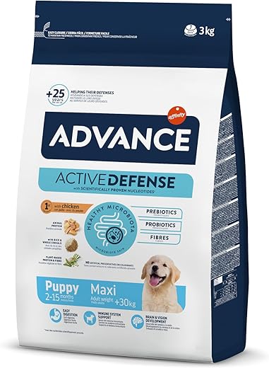 Advance – Pienso para perros cachorros grandes Advance Baby Protect pollo. 3 Kg