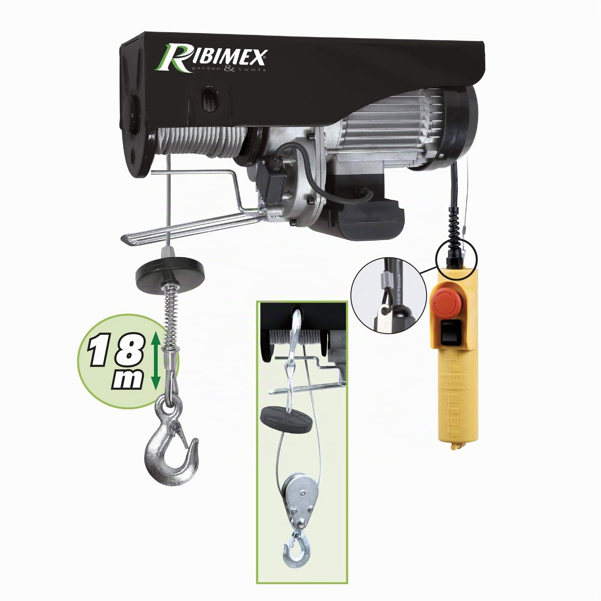 Ribitech PE125/250C Banco Eléctrico 125/250kg 540W