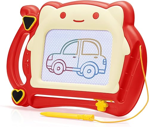 YySiRui Juguetes para niños pequeños de 3, 4 y 5 años, tablero de dibujo magnético, dibujo y garabatos de 3 a 6 años, tablero borrable para niños,