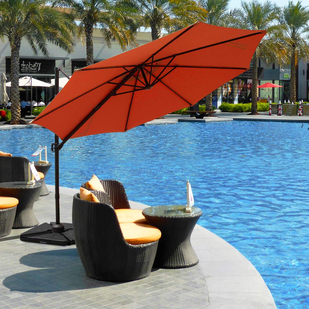 Amazon Com Cobana Cantilever Umbrella