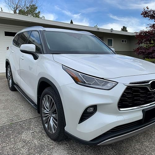 Miniatura 8 de Snailfly Estribos aptos para Toyota Highlander L LE XLE XSE Limited Platinum Hybrid Bronze Edition 2020-2025