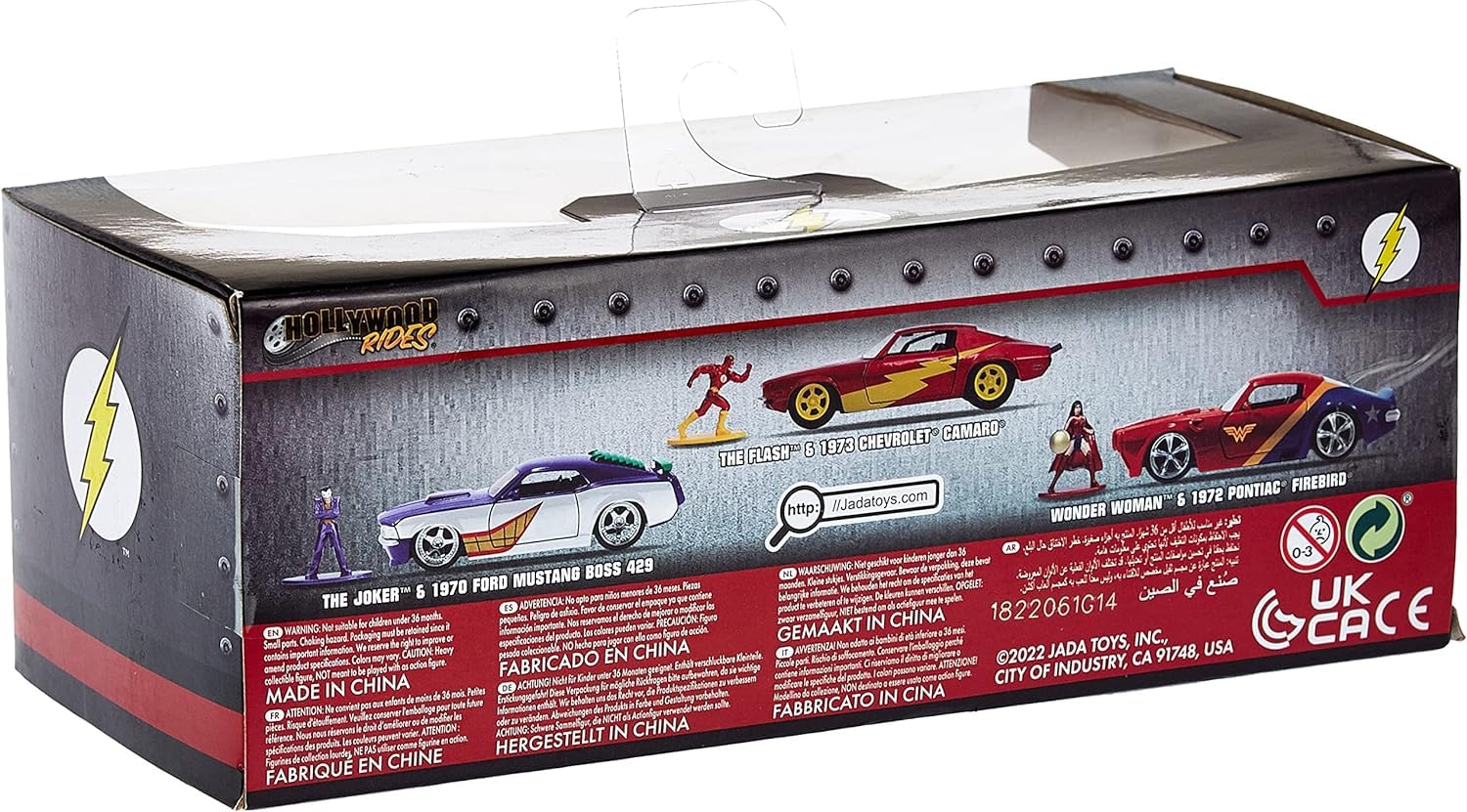 Jada DC Flash Chevy Camaro 1:32, Multicoloured - Image 3