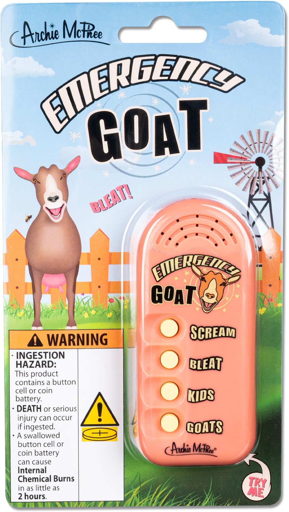 Accoutrements LLC Emergency Goat Noise Maker Standard