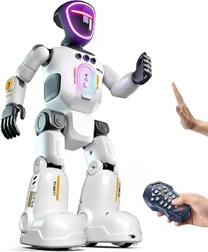 HUIYOKAY Robot Toys for 4 5 6 Year Old Boys Girls Remote Control Robots