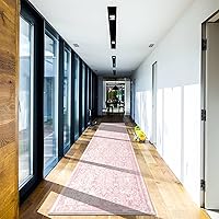 Vista 13 de Vaukki - Alfombra de pasillo, suave y peluda, alfombra antideslizante lavable, para lavandería, cocina, granja, baño, entrada y dormitorio