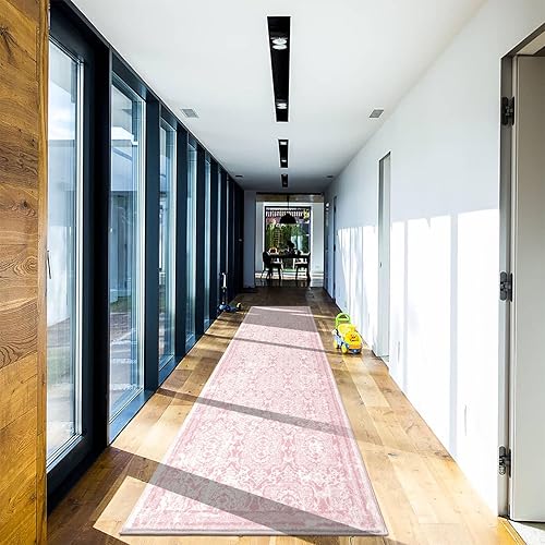 Miniatura 13 de Vaukki - Alfombra de pasillo, suave y peluda, alfombra antideslizante lavable, para lavandería, cocina, granja, baño, entrada y dormitorio