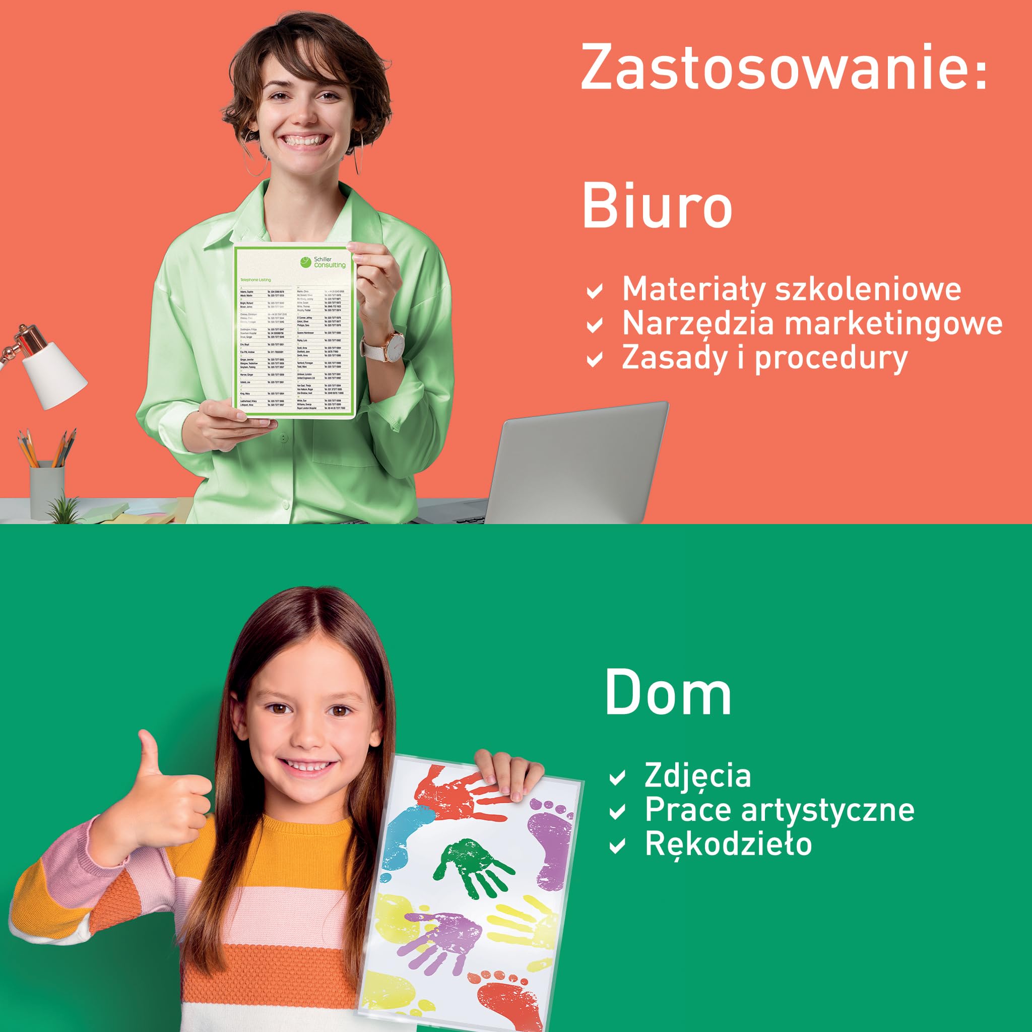 Leitz, Folia do Laminacji Leitz iLAM UDT, Format A4, z Technologią UDT, Grubość: 80 Mikronów, Przezroczysta, Błyszcząca, Opakowanie: 25 Sztuk, 74790000