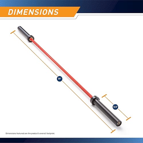 Miniatura 2 de Steelbody IWF - Barra de peso olímpica estándar de 44.1lbs y 33.1lbs, varios colores disponibles
