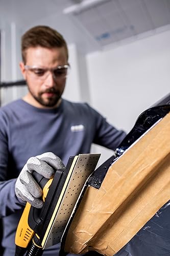 Miniatura 8 de Mirka DEOS - Herramienta de lijadora orbital eléctrica directa 383XCV / 2.75 pulgadas x 8 pulgadas / órbita de 0.118 in / lijado sin polvo