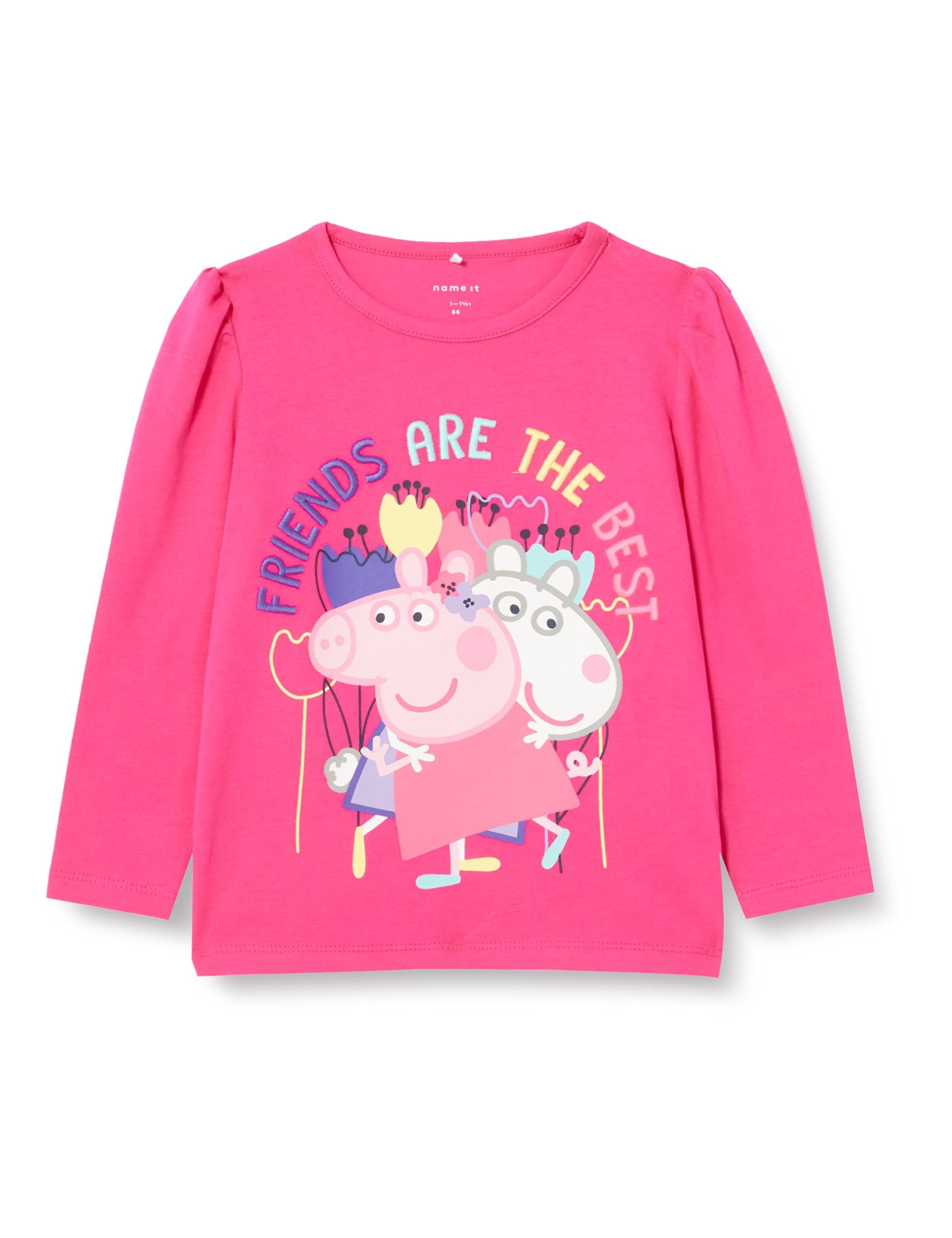NAME IT Baby - Mädchen Nmffurri Peppapig Ls Top Cplg Top