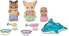 العائلات السيلفانية - 5749 أصدقاء الحضانة - Pool Fun Trio - Dollhouse Playsets