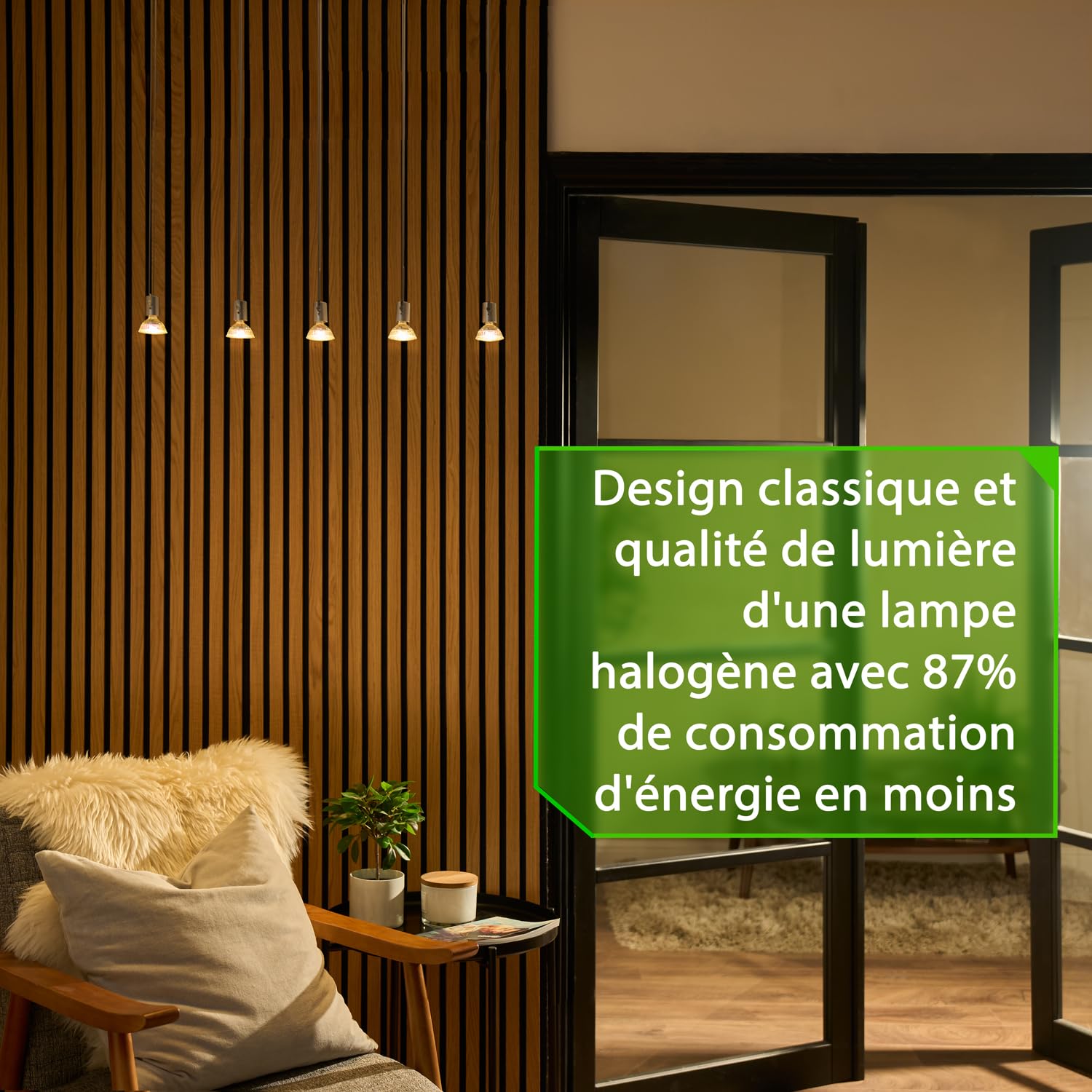greenandco 10x MR16 GU5.3 | dimmable | remplace 45W | blanc chaud 3000K | IRC 90+ | 6,5W 510 lm | 38° | sans scintillement | Ampoule LED COB | 12V AC/DC