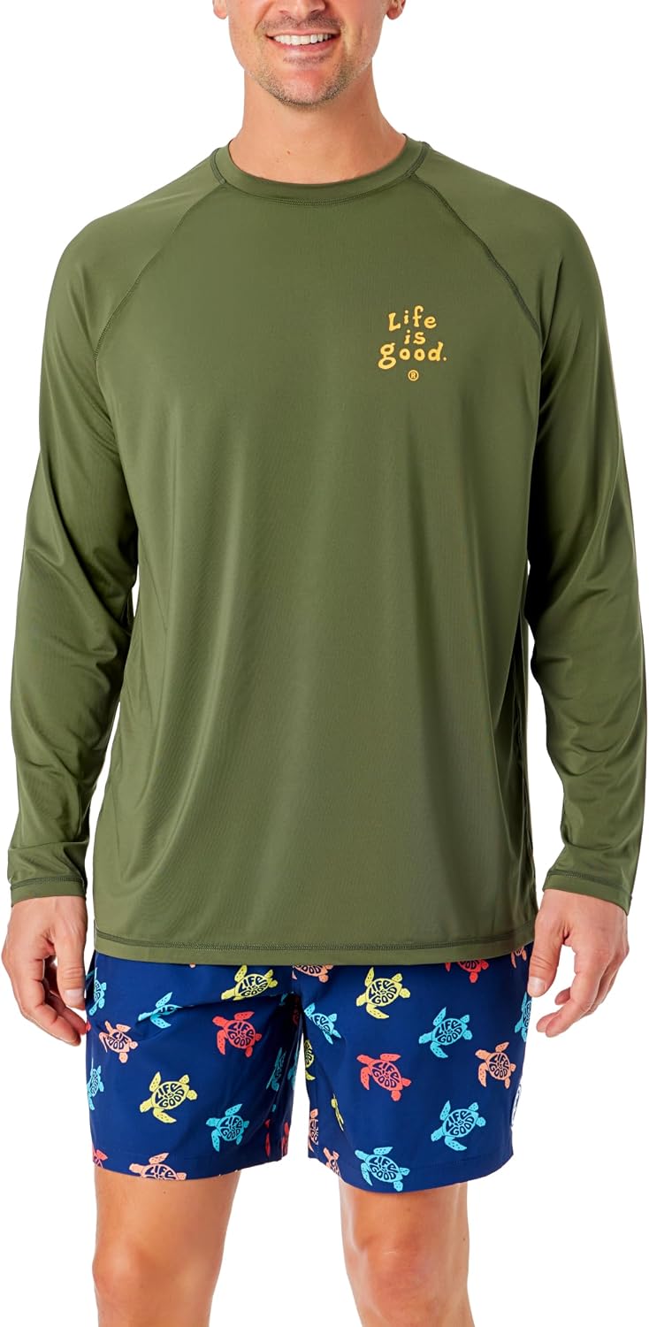 Life is Good Men's Life is Good Men's Long Sleeve Sun Shirt