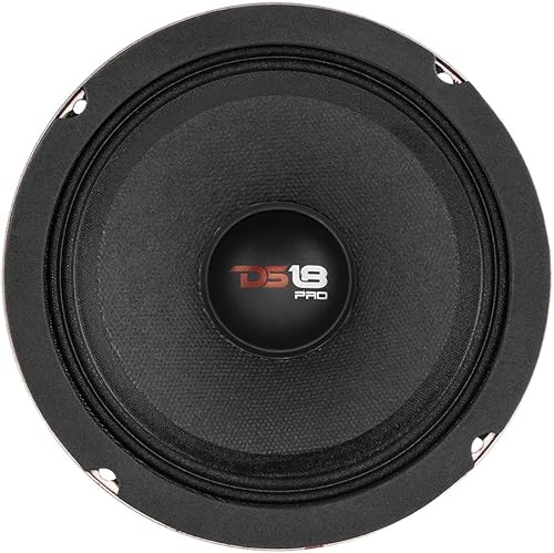 Miniatura 2 de Altavoz DS18 PRO de rango medio, cúpula en compresión de aluminio roja, altavoces de puerta de audio de alta calidad para auto o camión sistema de