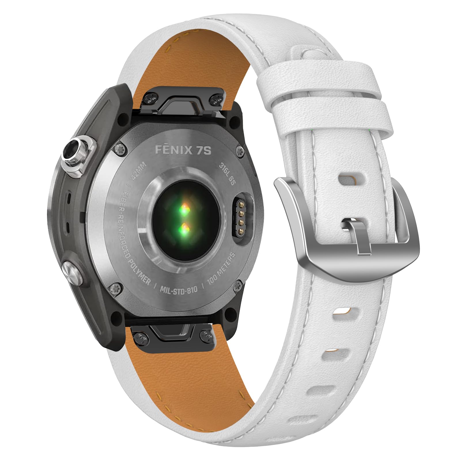 Correa Garmin Fenix 6x Pro Correa De Cuero Para Garmin Fenix 7S/6S