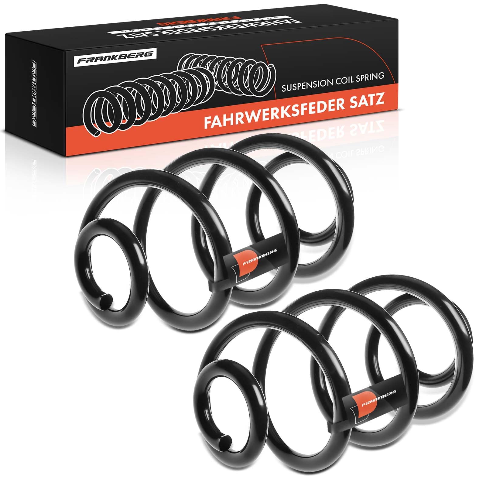 Frankberg 2x Muelles de chasis Muelles de suspensión Compatible con Clio III BR0/1 CR0/1 Clio III Grandtour KR0/1 Modus/Grand Modus F/JP0 Replace# 8200341248
