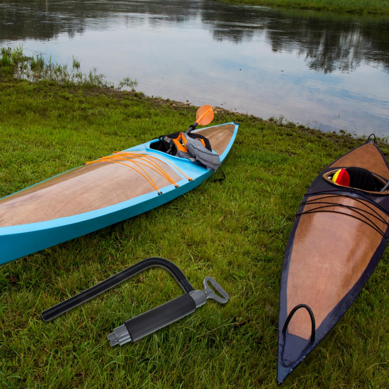 Professionelle Hand-lenzpumpe Für Kajaks Und Boote Leicht Und Langlebig Mit Effizienten Zahnrad-wassereinlass Für Schnelles Wasserabsaugen Tragbar Und Praktisch Für Kajakfahrer