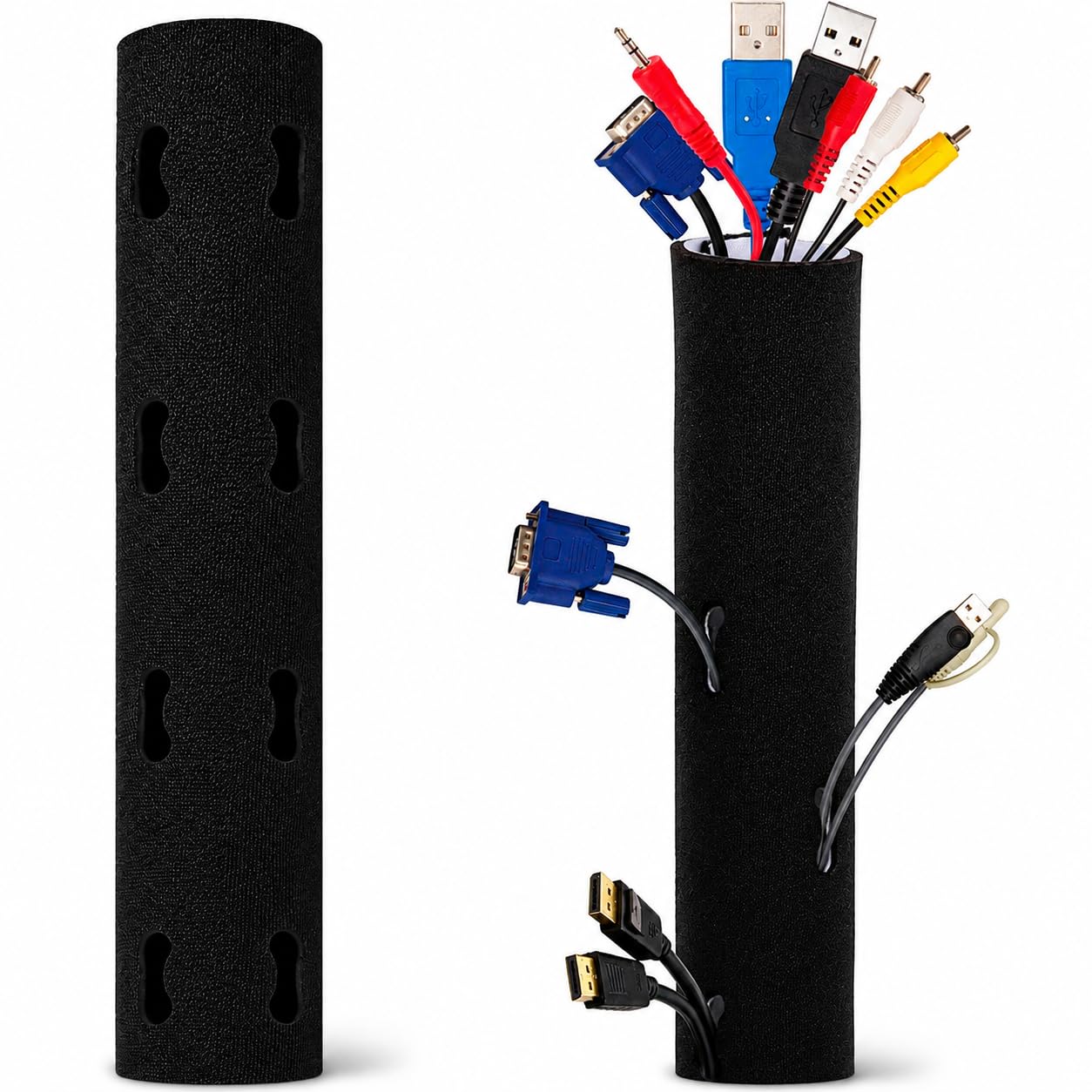 Cable Organizer Sleeves - Keep Cables Tidy -8