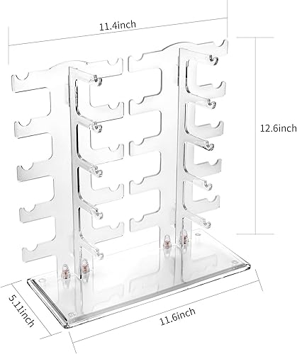 Miniatura 2 de Soporte para gafas de sol, 2 unidades, soporte de exhibición transparente
