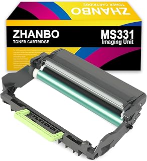 MS331 Drum Cartridge 55B0ZA0 Compatible with Lexmark MS331dn MS431dn MS431dw MX331adn MX431adn MX431adw Printer 40,000 Pages