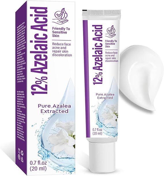 Azelaic Acid Serum, Azelaic Acid 12 Facial Cream, Hyaluronic Acid