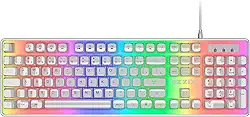 Teclado Gamer Doppler RGB Base em LED Profissional Antighosting ABNT2 Usb Ozzix