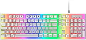 Teclado Gamer Doppler RGB Base em LED Profissional Antighosting ABNT2 Usb Ozzix