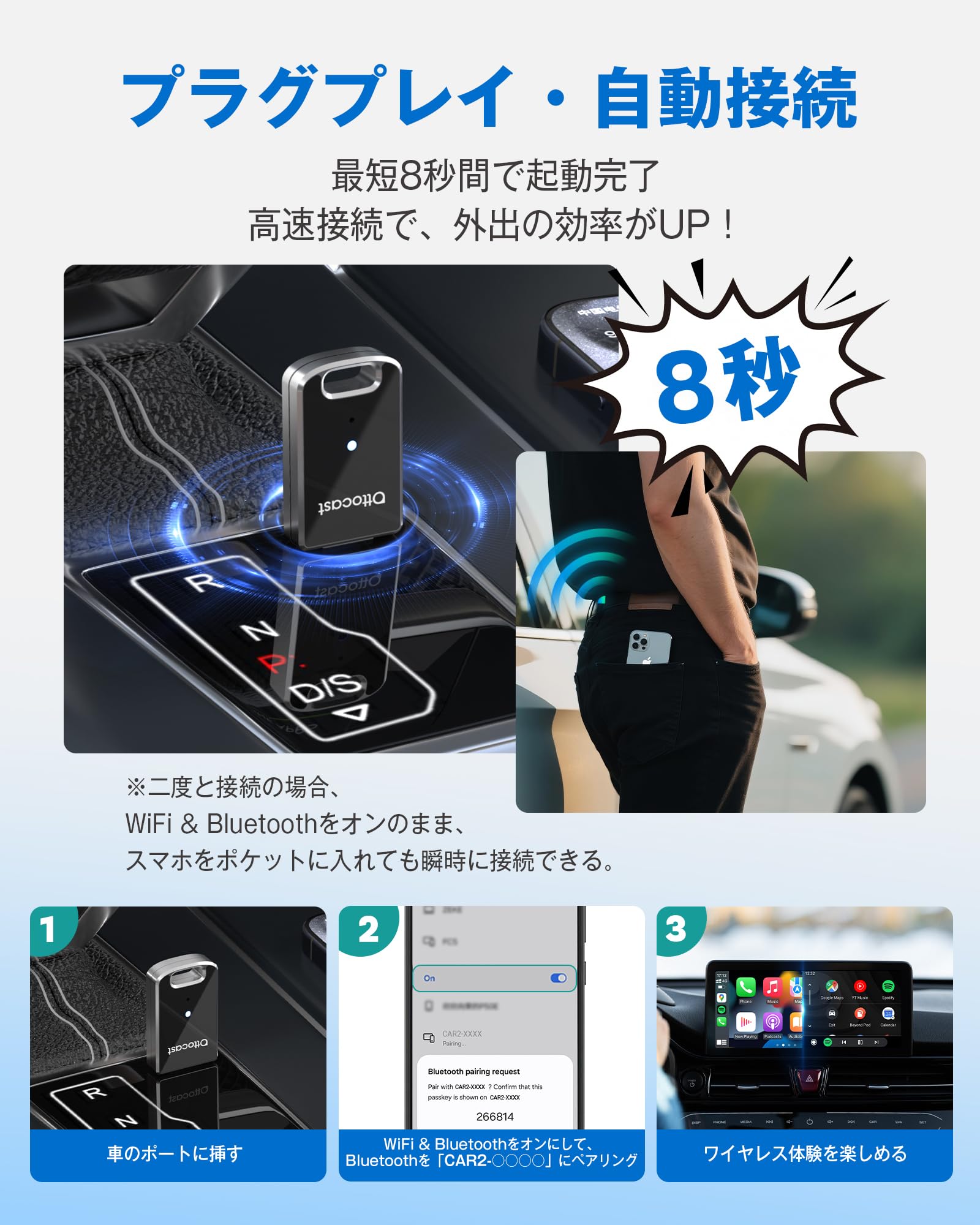 Amazon.co.jp: 【公式】オットキャスト ミニ OTTOCAST MINI 2025最新