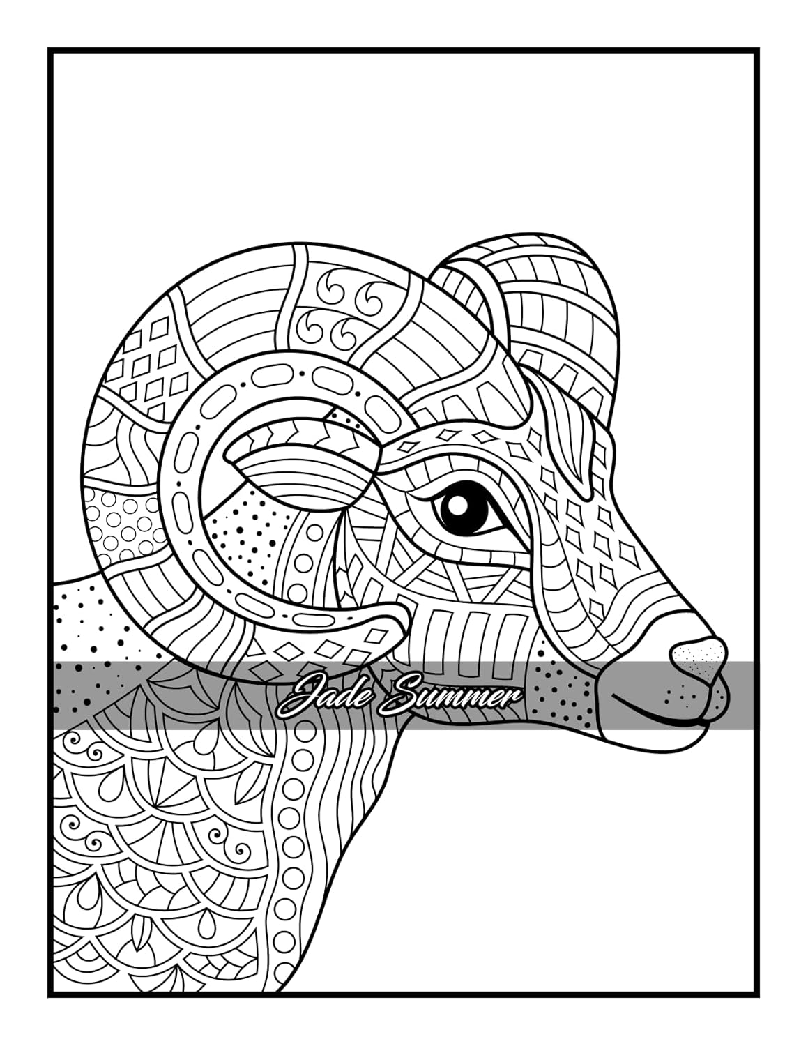 100 Animals: An Adult Coloring Book with Lions, Elephants, Owls, Horses, Dogs, Cats, and Many More! - Image 14