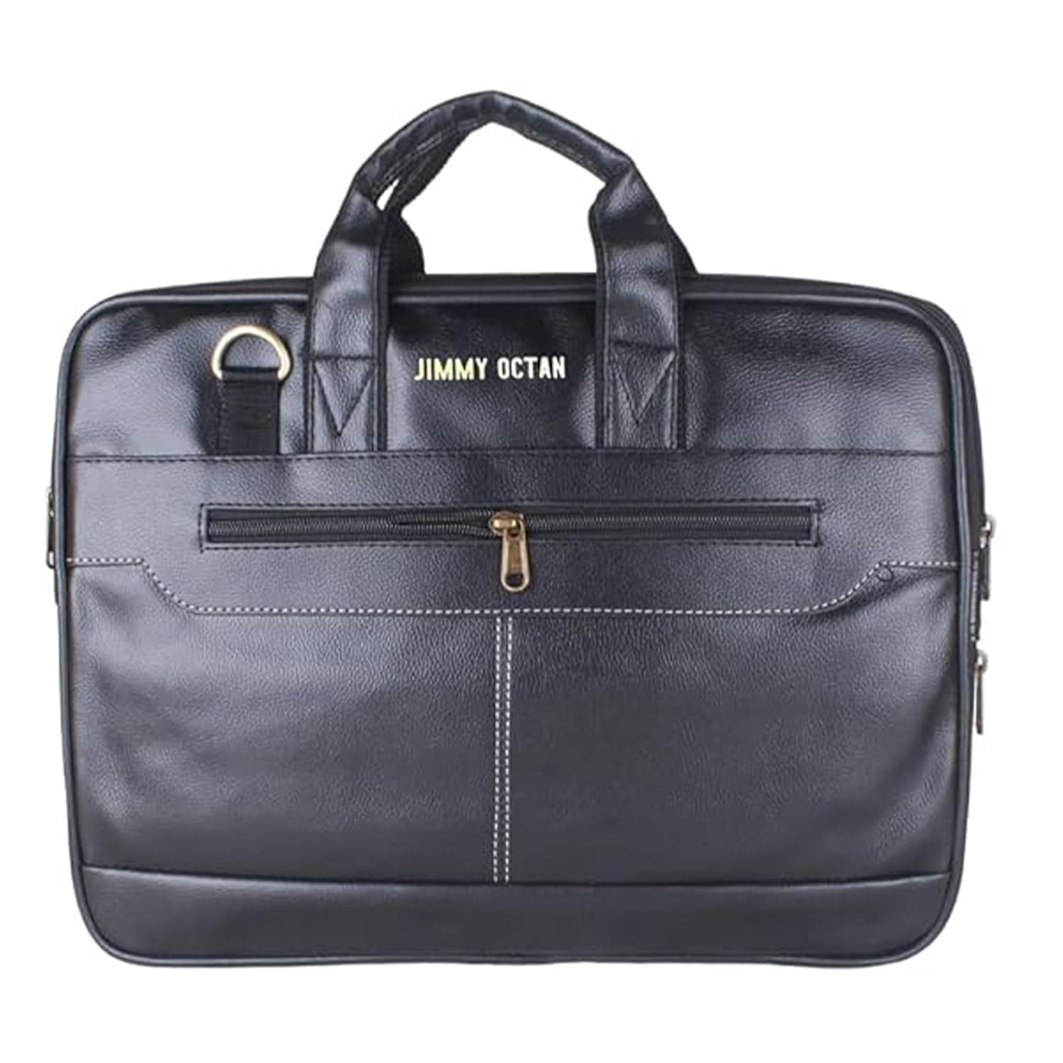 PU Leather Laptop Bag for Men & Women | Expandable Office & Travel Messenger Bag with Multiple Organizers | Fits up to 15.6-Inch Laptops | Detachable Strap Unisex Briefcase