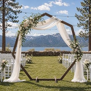 THORISE 7FT Heptagonal Wedding Arch