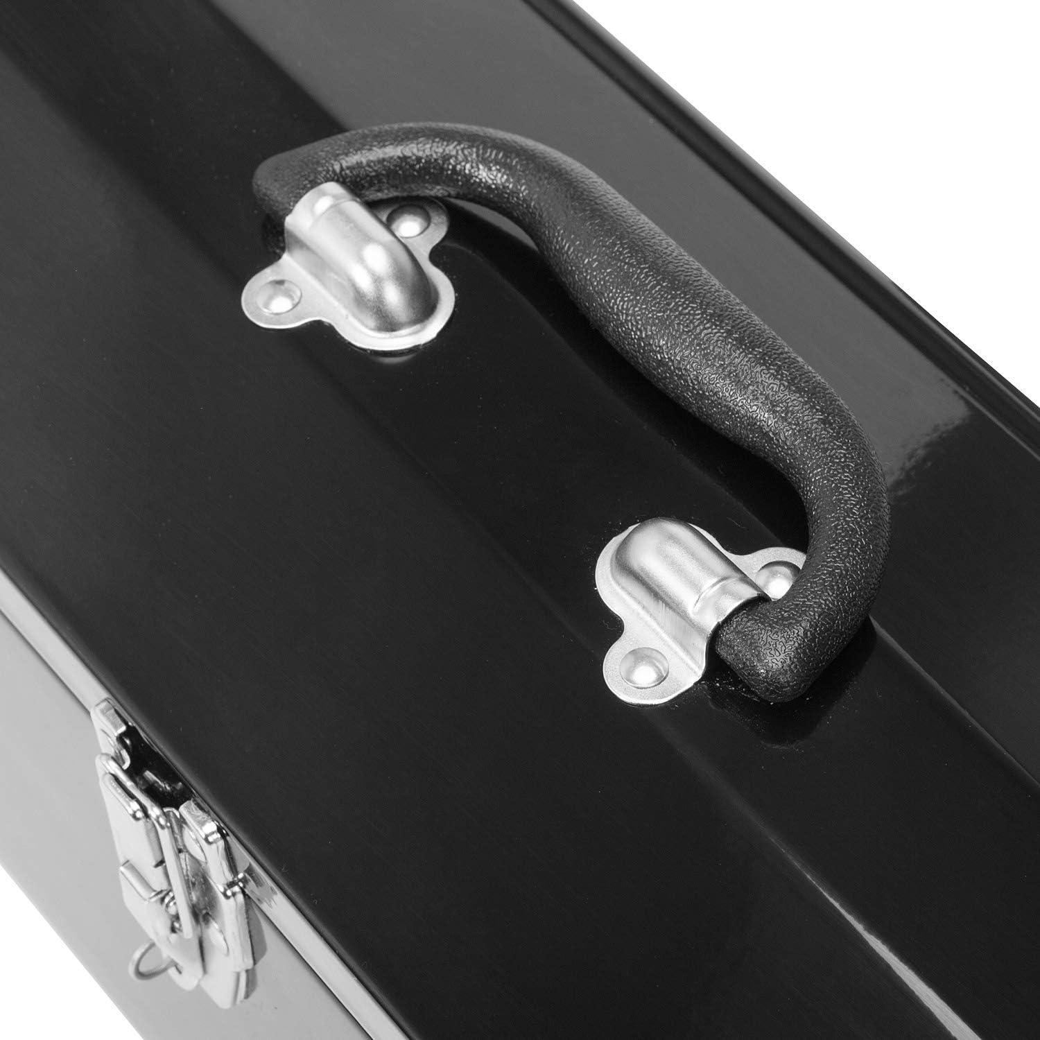 Torin ATB101B 19" Hip Roof Style Portable Steel Tool Box with Metal Latch Closure and Removable Storage Tray, Black : Tools & Home Improvement