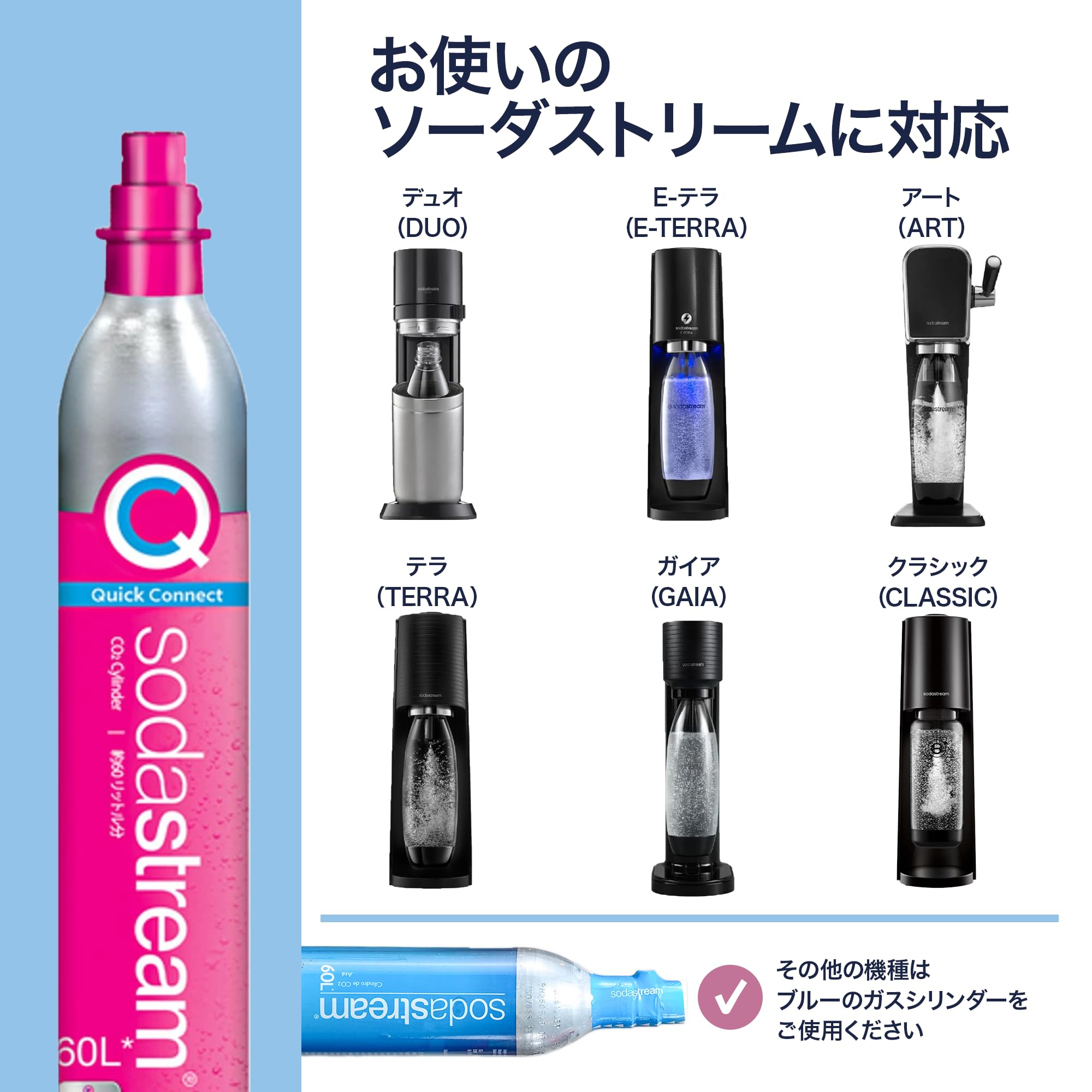 Amazon.co.jp: 【同時交換】[公式] ソーダストリーム 交換用 クイック