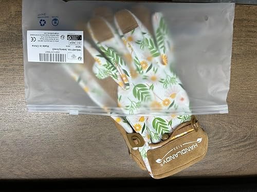 Miniatura 9 de HANDLANDY - Guantes de trabajo para hombre aptas para pantalla táctil, guantes para mecánico flexibles y transpirables, con nudillos y palma