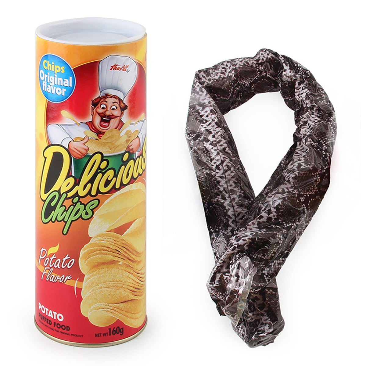 Amazon.com: Cooplay Popup Snake in a Potato Chips Can Prank