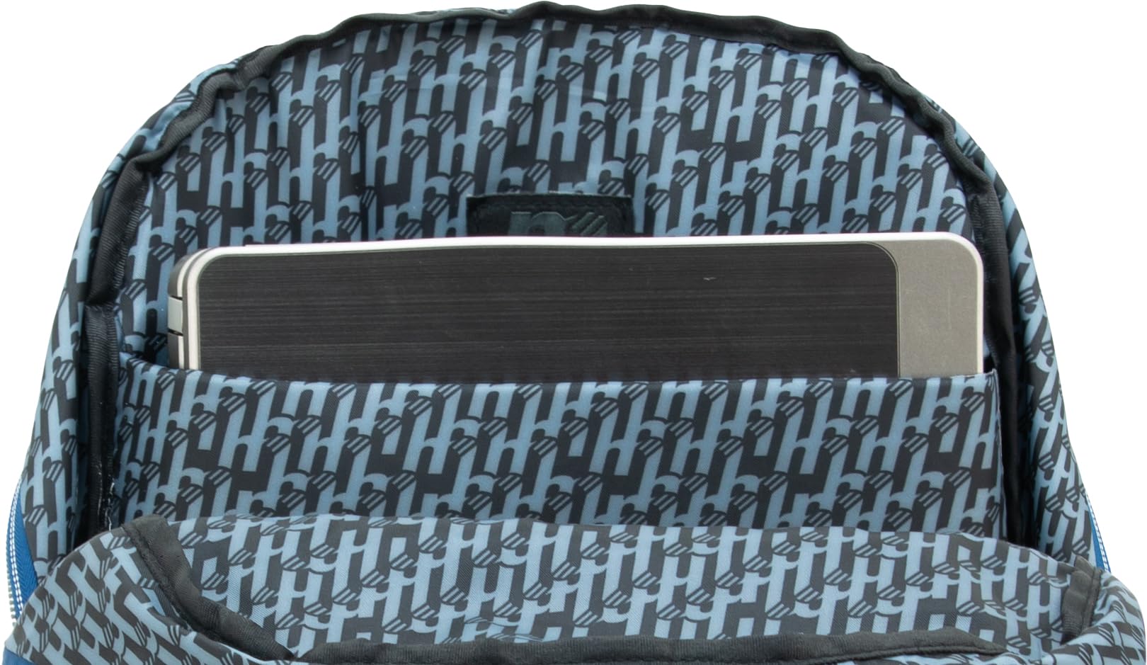Sportandem Tandem mochila escolar con compartimento para portátil, gran capacidad 27 L, bolsillos para botella y frontal, espalda ergonómica y transpirable, azul, negro, granate